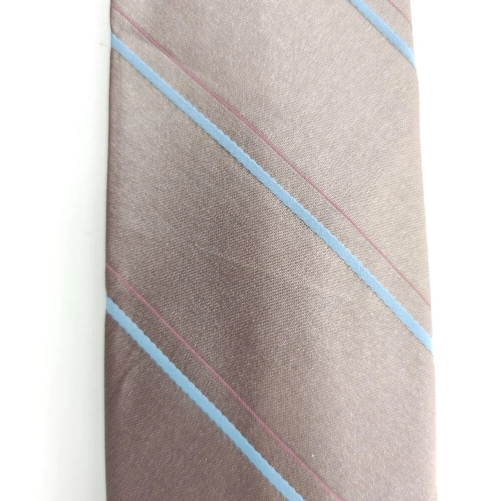 Wembley Men Necktie Striped Gray Blue Size 57x3 - NWOT